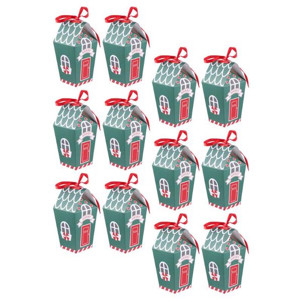 

gift wrap 20pcs kraft paper christmas box themed sweets storage container