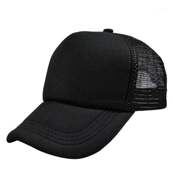 

ball caps diy plain color blank hand drawing adjustable baseball solid trucker mesh curved visor outdoor shading sun hats, Blue;gray