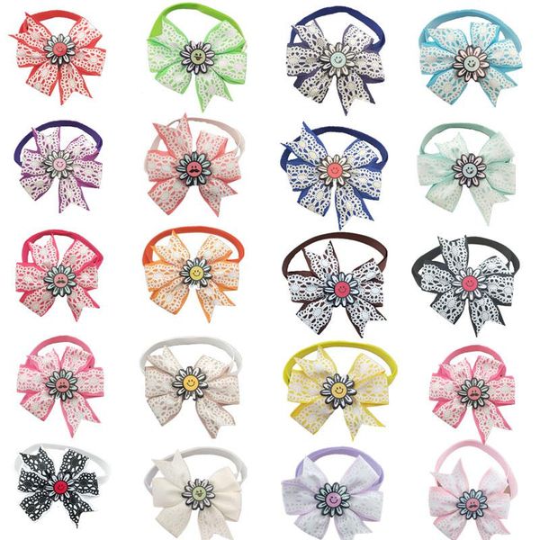 

dog apparel 50pcs pet porducts cute cat bow ties adjustable bowties grooming accessories party holiday products