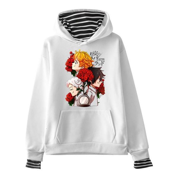 

womens clothing the promised neverland japan anime long sleeve o-neck casual funny fashion harajuku women, Black