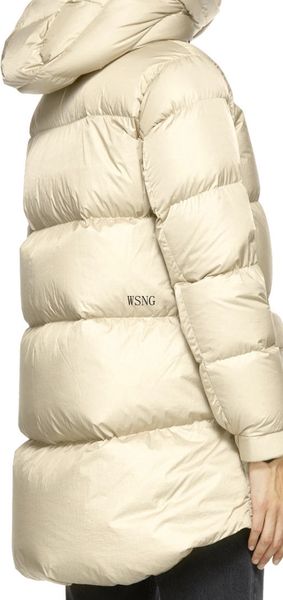 

2021 new women coats winter white duck down hooded turtleneck love letter embroidered mid-length coat bread jacket whtk, Black