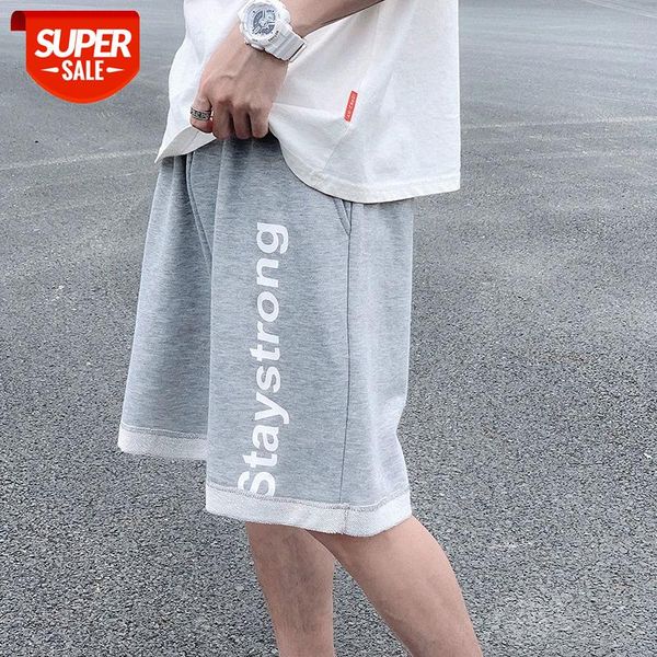 

thin casual sports shorts men's outer wear trendy trousers five-point pants to play #ah89, Black