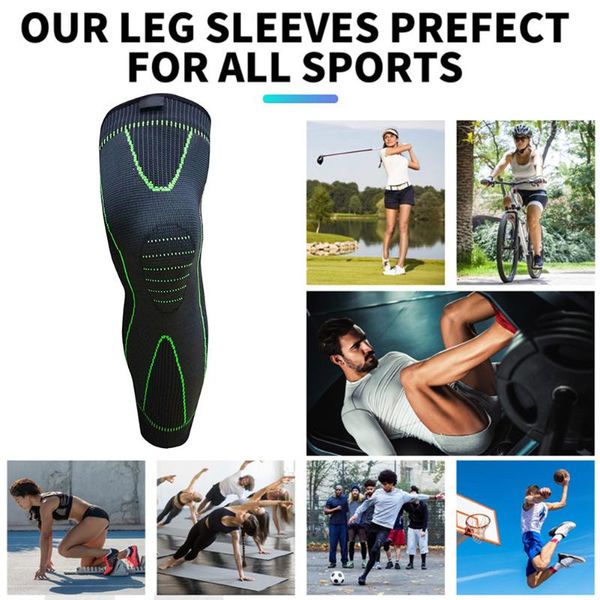 

elbow & knee pads 1pc sports kneepad men pressurized elastic support basketball running compression protector brace, Black;gray