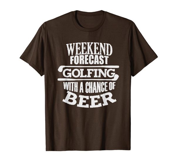 

funny golf t-shirt | weekend beer golf xmas gift ideas, White;black