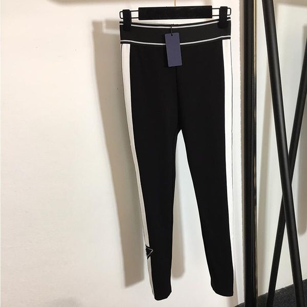 

Hip Hop Women Leggings Brand Letter Tights INS Fashion Elastic Charm Lady Long Legging Party & Banquet Slim Tight, Black