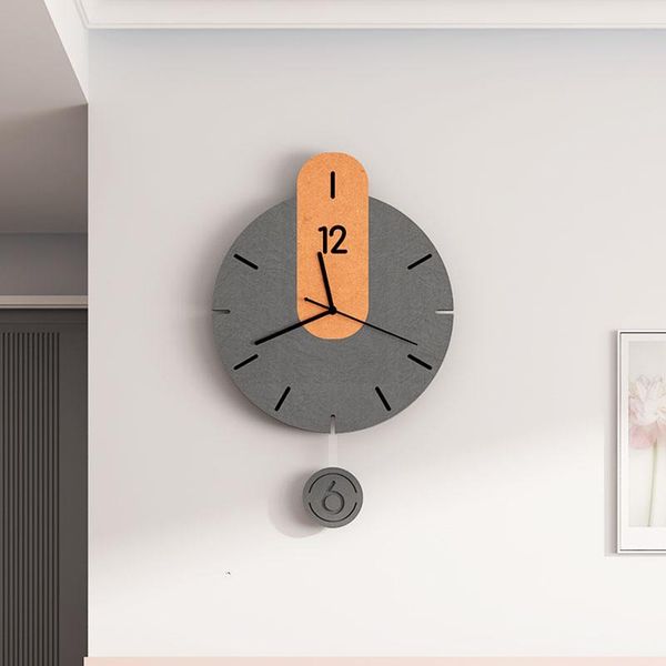 

wall clocks clock living room decoration modern design silence rustic watches minimalist nordic reloj de pared ornaments for kc5zb