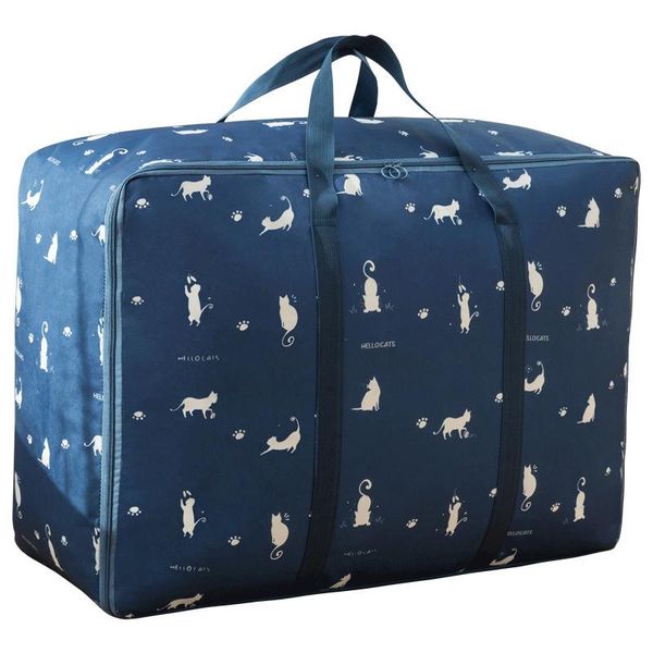 

storage bags cotton linen portable quilt bag packing luggage moving travel