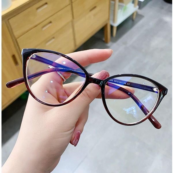 

sunglasses retro anti-blue leopard cat eye glasses frame women brand designer eyewear vintage clear eyeglasses optical oculos, White;black