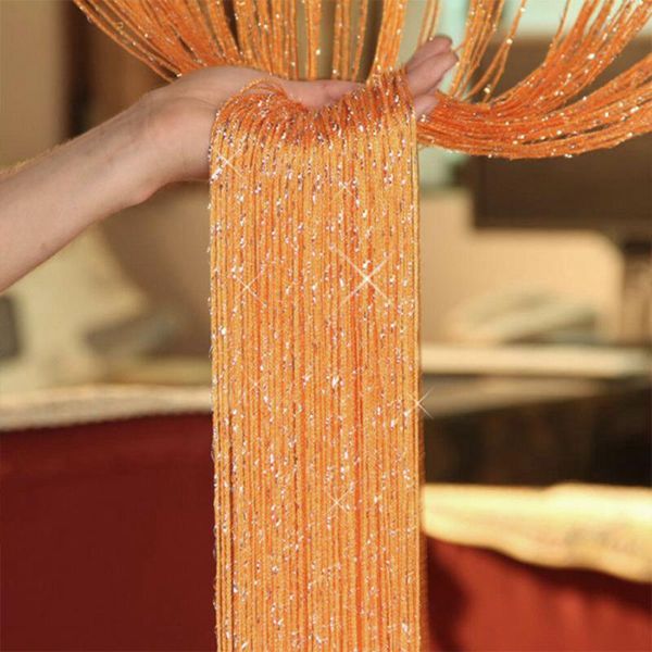 

sparkle string curtains glitter window door room divider tassels flying panel screen beaded fringe