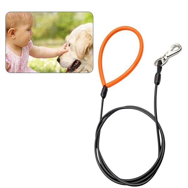 

dog collars & leashes durable large leash pet running walk train with bungee buffer spring handle strong lead rope for outdoor supplies