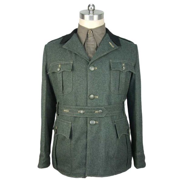 

men's tracksuits italy italian m1937 grey green wool tunic giubba, Gray