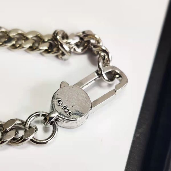 

luxury designer necklace charm chain original design great quality love necklace for fashion jewelry supply linkb, Silver