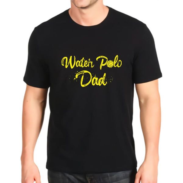 

printed tshirt fashion water dad waterpolo goalie mens loose customization tees men's t-shirts, White;black