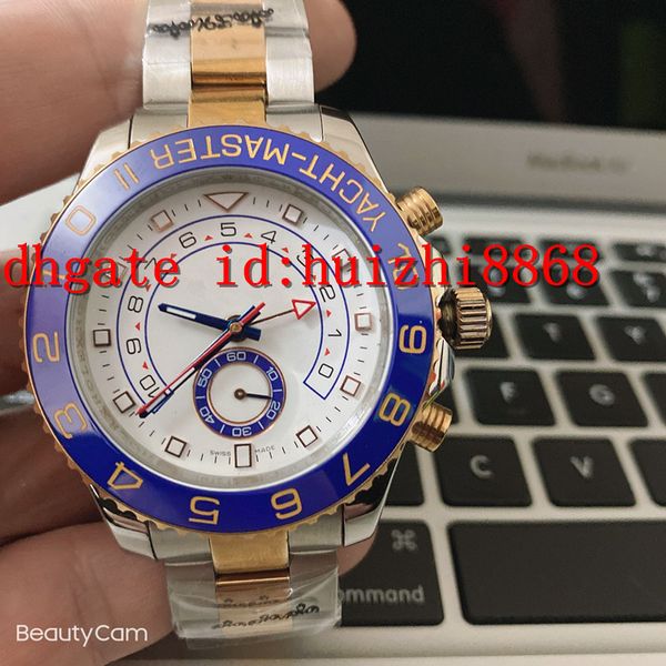 

selling classic men's stainless steel folding buckle watch diameter 44mm men's automatic mechanical sports waterproof watch, Slivery;brown