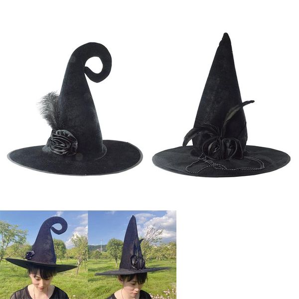 

party hats halloween witch wizard hat costume headgear devil cap cosplay props