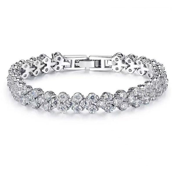 

party favor bracelet women, exquisite zircon luxury fashion bracelet, ladies full diamond