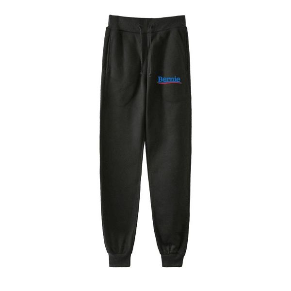 

2021 funny bernie sanders spring autumn casual trackpants streetwear men actical pants oversize pants, Black