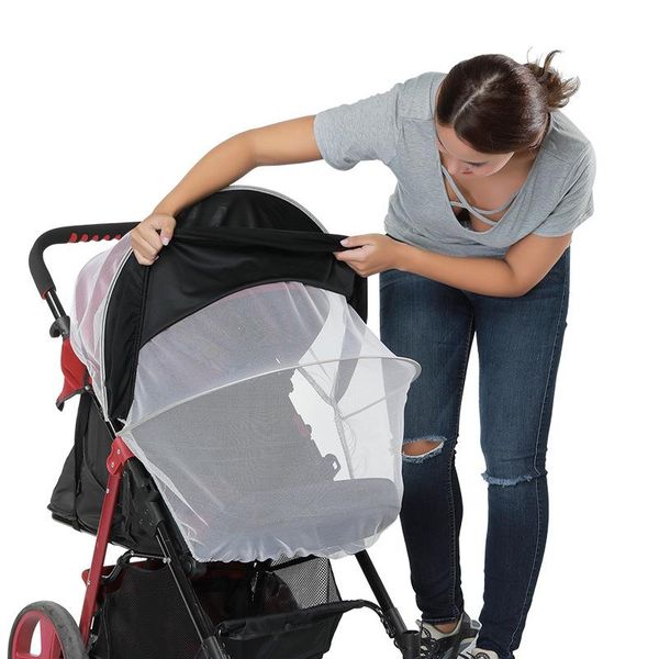 

stroller parts & accessories safe children crib mosquito net baby pushchair anti-bug netting infant protection mesh 99% safety seats