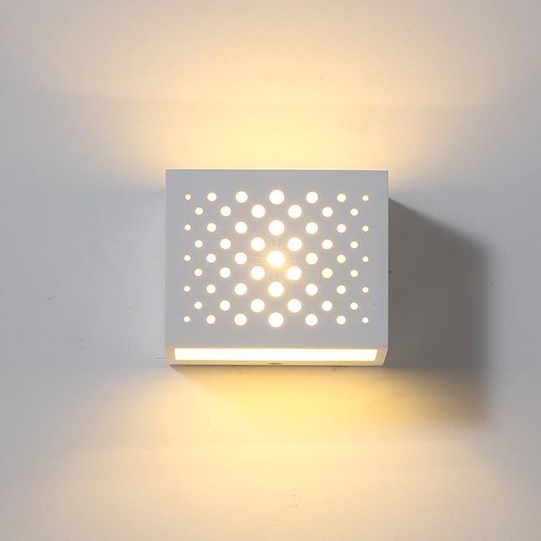 

wall lamps gypsum led light fixtures fashion bedroom lamp sconces dining beside applique murale luminaire moderne arandela