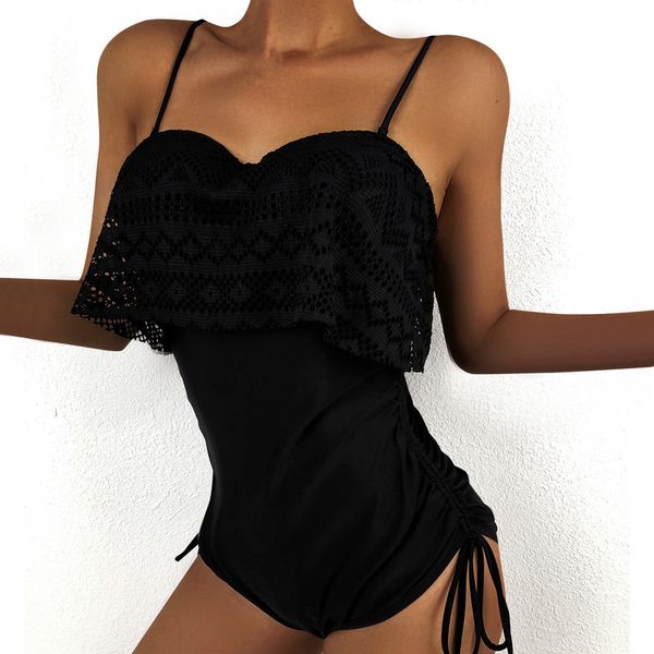 

summer 021 women's bat a piece of bikini train accord new fashion effects color ee back batsuit jumpsuit # t3g, White;black