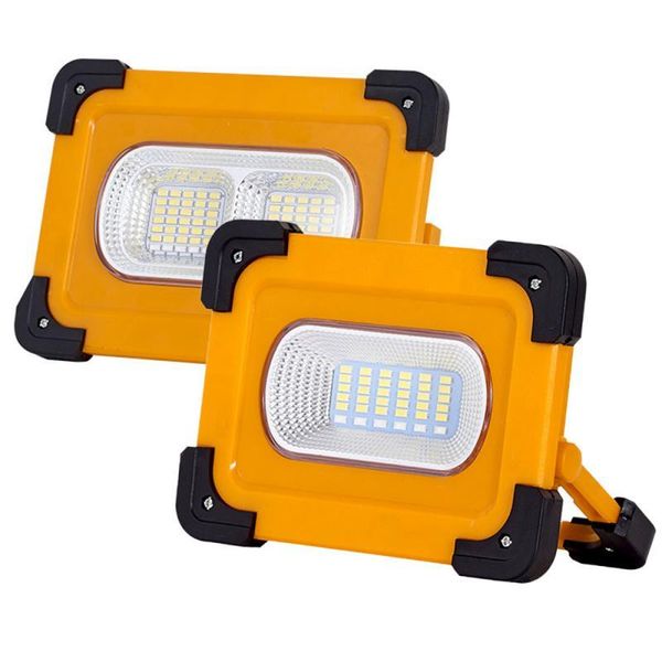 

100w work lamp led portable lantern waterproof 4-mode emergency portable spotlight rechargeable floodlight for camping light