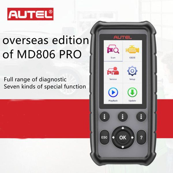 

code readers & scan tools tong (autel) authentic md806pro car diagnostic instrument overseas edition odb2