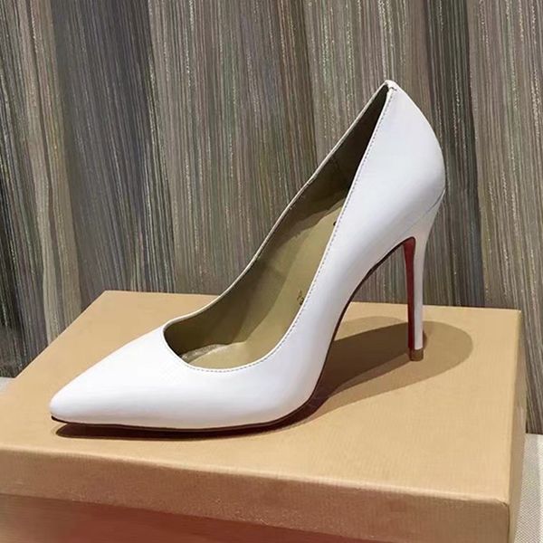 

luxury designers shoes women high heels quality designer party wedding bride ladies sandals fashionable dress pointed leather sequins 34-41, Black