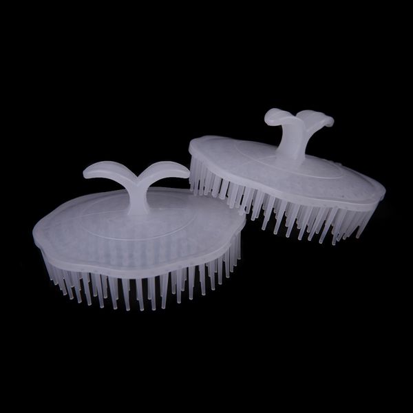 

2pcs/set hair shampoo exfoliation scalp massage comb pro salon hair brush comb hairbrush hair styling tools white
