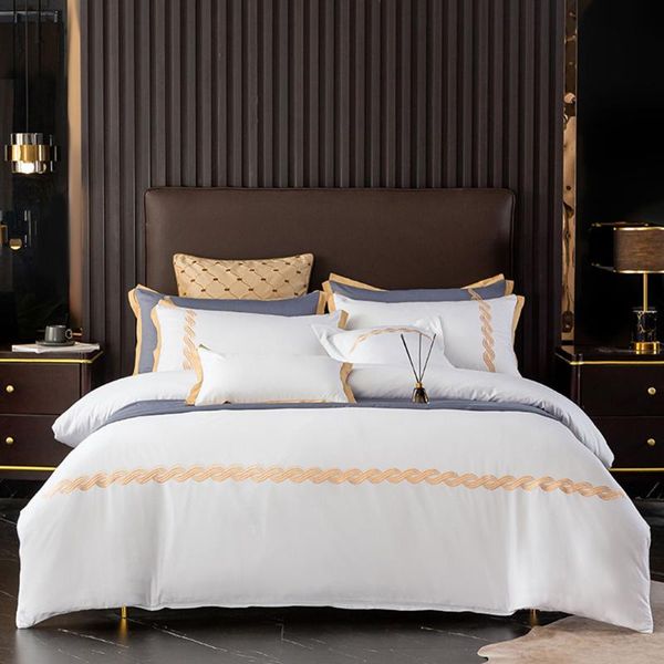 

bedding sets svetanya embroidery set egyptian cotton duvet cover double  king size linens