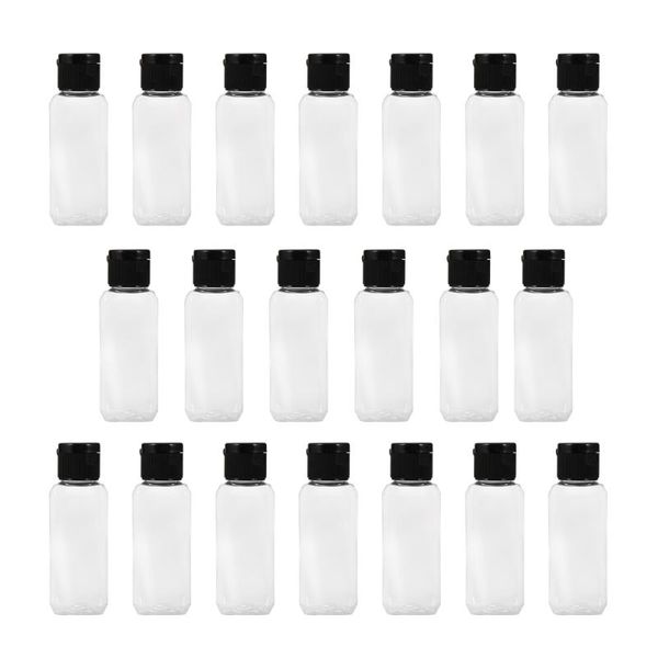 

storage bottles & jars 20pcs outdoor travel bottle 50ml empty refillable cosmetics dispenser