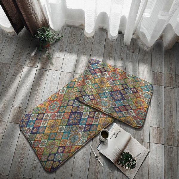 

carpets bohemian doormat ethnic flower kitchen bathroom mat bedroom carpet floor area rug 3d print indoor outdoor doorway