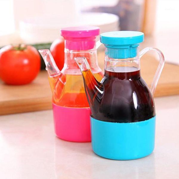 

storage bottles & jars leakproof oil bottle color kitchen soy sauce pot cruet