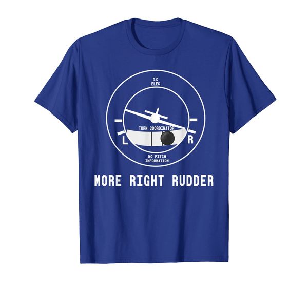 

more right rudder cfi flight instructor pilot funny t-shirt, White;black