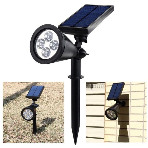 

solar lamps led outdoor lights lawn ground lamp ip65 waterproof landscape spotlights garden decoration