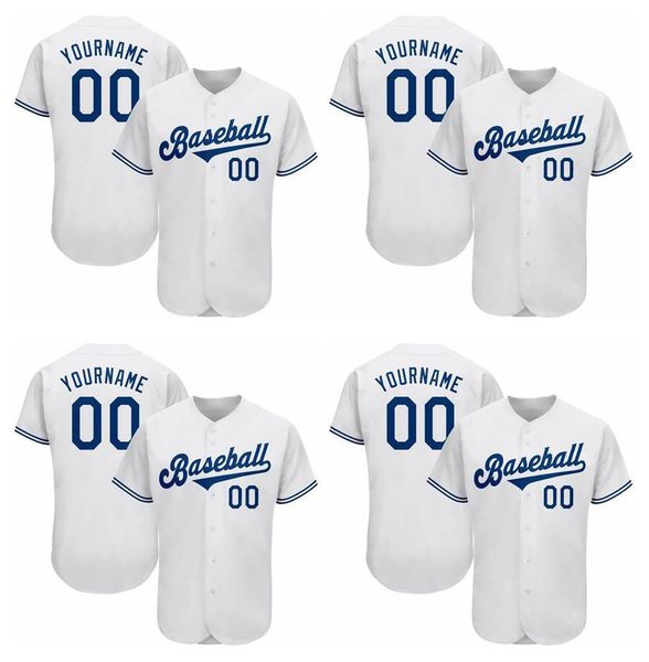 

custom white baseball jersey 1023456789, Blue;black