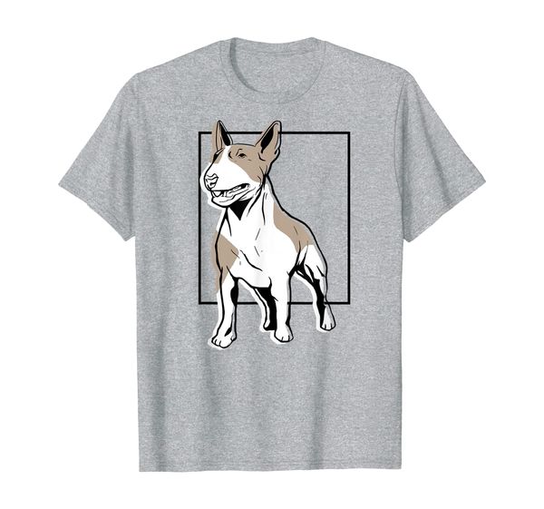 

ENGLISH BULL TERRIER Proud Dog Owner Meme Gift Wedge Head T-Shirt, Mainly pictures