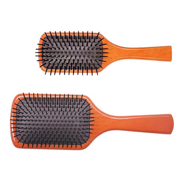 

hair brushes 2pcs air cushion comb hairdressing brush detangling wooden airbag, Silver