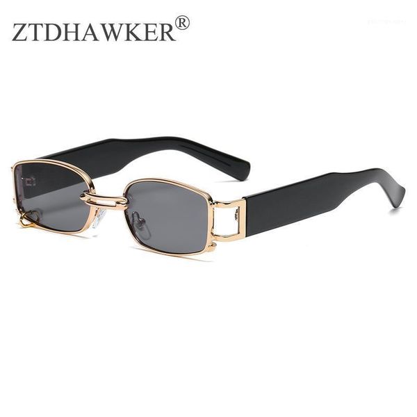 

sunglasses fashion small frame square with metal buckle men and women glasses trendy street spectacles, White;black