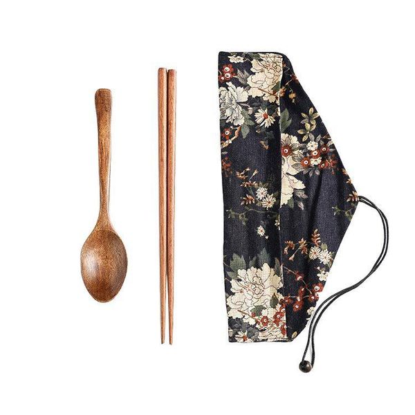 

chopsticks spoon and set portable tableware combination public