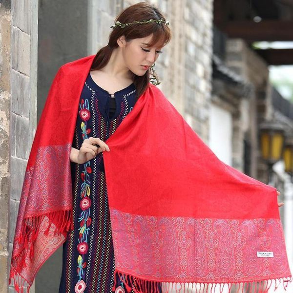 

scarves shawls tassels women artificial cashmere pashmina soft tippet echarpes large size muffler cape warm chal stole wrap, Blue;gray