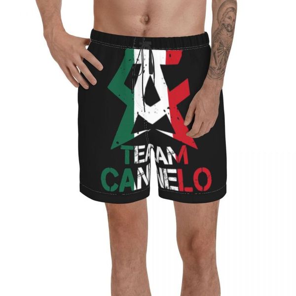 

men's shorts and women's beach canelos alvarez trending team classic breathable quick dry joke male, White;black