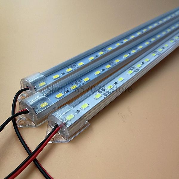 

bulbs dc 24v 5pcs*50cm factory wholesale smd 5730 5630 led hard rigid strip bar light aluminium shell +pc cover