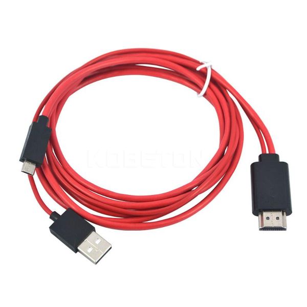 

audio cables & connectors 1080p micro usb to full hd cable for mhl output adapter hdtv 5pin 11pin adaptor galaxy s2 s3 s4 s