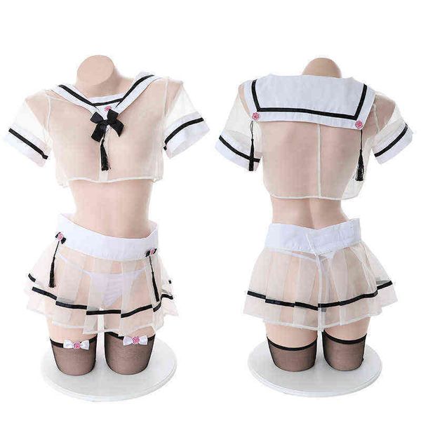 

nxy set + short skirt pack pink strawberry pattern mesh costume ladies and charming female student clothing uniform 1210, Red;black