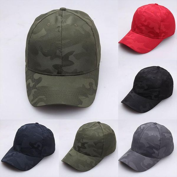 

1pc camouflage printed wild baseball cap women men hip hop sun hat classic headgear adjustable casual sports outdoor visor caps, Blue;gray