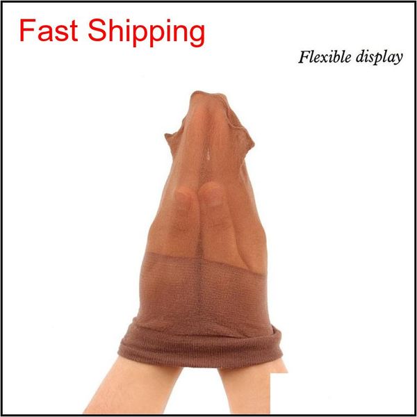 

2pcs/pack hair mesh wig cap hair nets stretchable elastic dome cap size fa jllvxg xhqhlady, Black;brown