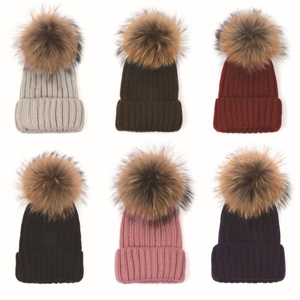 

beanies 2021 hairball knitted beanie hats for women bonnet chapeau femme keep warm gorros casquette gorro touca