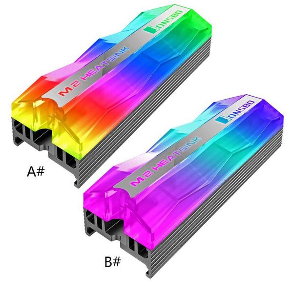 

magic color colorful light heat sink sata nvme 2280 m.2 ssd cooler kit fans & coolings