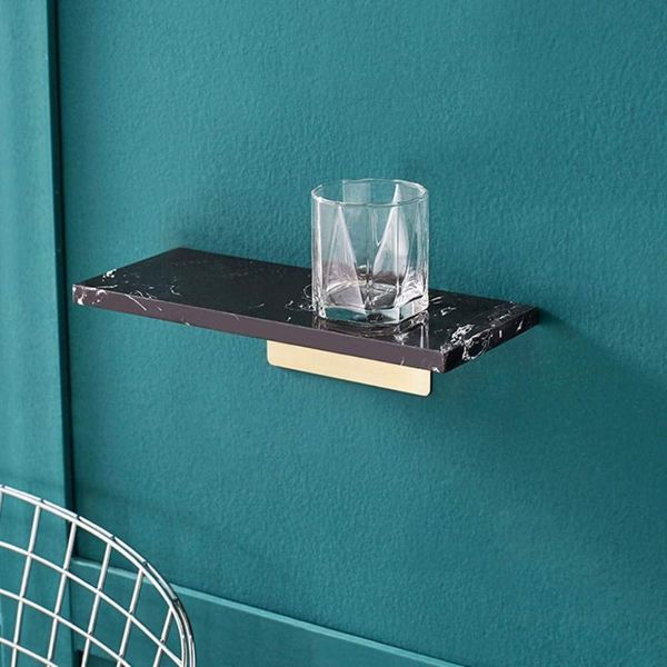 

bathroom storage & organization marble floating shelf, wall decor corner shelf for home/kitchen/bedroom/bathroom/office
