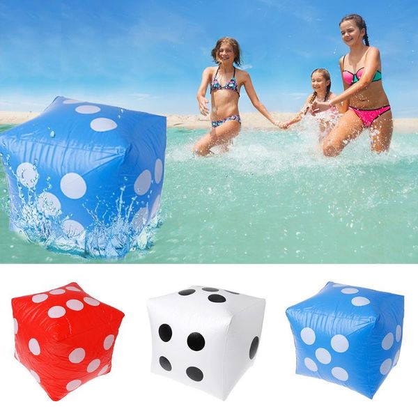 

pool & accessories inflatable multi color blow-up big dice toy stage prop group game tool casino poker party decorations beach gyh